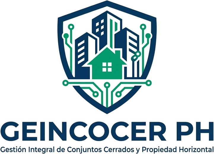 Logo de GEINCOCER_PH · Gestión Integral de Conjuntos Cerrados y Propiedad Horizontal